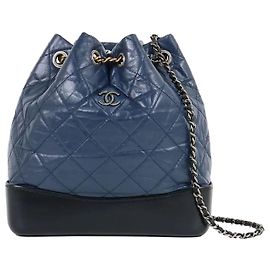 Chanel Gabrielle Small Backpack Navy Lambskin