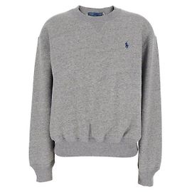 Ralph Lauren Sudadera Classic Fleece con Bordado Pony Gris