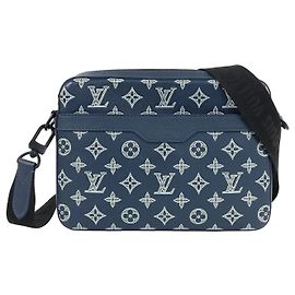 Louis Vuitton Sac Messager Shadow Trio Monogram Navy