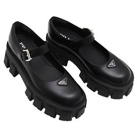 Prada Monolith Mary Jane in pelle spazzolata