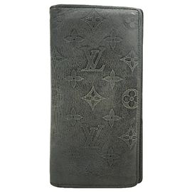 Louis Vuitton Monogram Shadow Portefeuille Brazza Long Wallet
