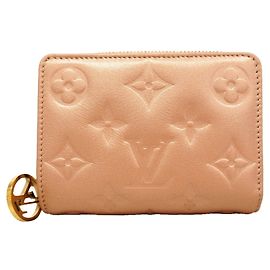 Louis Vuitton Monogram Embossed Portefeuille Lou Wallet