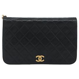 Chanel Vintage Full Flap Quilted Lambskin Small