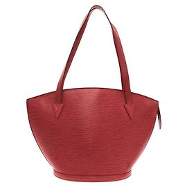 Borsa a tracolla Shopping Saint Jacques in pelle Epi Louis Vuitton