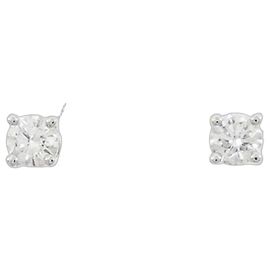 Tiffany & Co Orecchini a lobo Tiffany Solitaire in platino