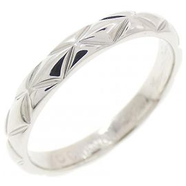 Chanel Matelassé Platinum Band Ring