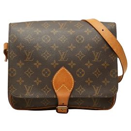 Borsa a tracolla Louis Vuitton Monogram Cartouchiere GM
