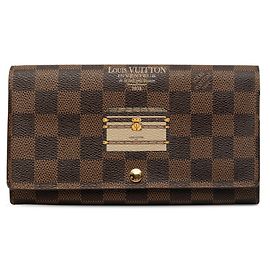 Louis Vuitton Damier Portefeuille Sarah Long Wallet