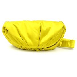 Borsa Sling Bottega Veneta in raso giallo