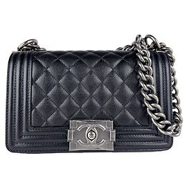 Bolso de hombro Chanel Boy Small