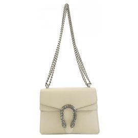 Borsa a tracolla Gucci Dionysus in pelle bianca