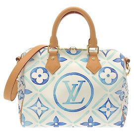 Louis Vuitton Monogram Tile Speedy Bandoulière Boston Tasche
