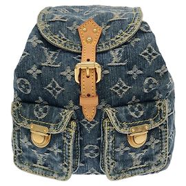Louis Vuitton Monogram Denim Sac Ad PM Backpack