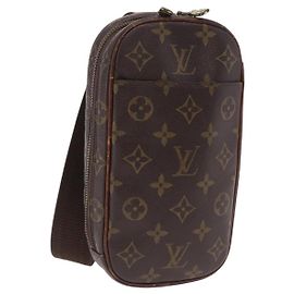LOUIS VUITTON Monogram Pochette Gange Shoulder Bag M51870 LV Auth 199520