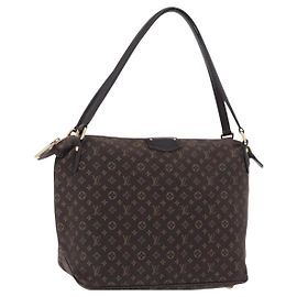 LOUIS VUITTON Monogram Idylle Ballad PM Tasche Dark Brown M40573 LV Auth 200011A