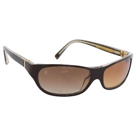 Gafas de sol LOUIS VUITTON plástico Brown Z0022E LV Auth bs37036