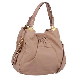 Borsa a mano Miu Miu in pelle 2way Rosa Oro Auth 202002V