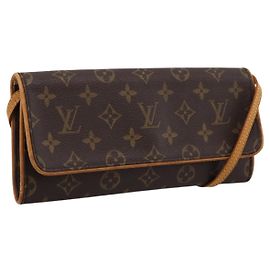 LOUIS VUITTON Monogram Pochette Twin GM Shoulder Bag M51852 LV Auth 202254