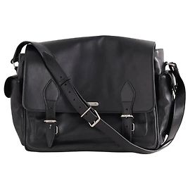 Saint Laurent Aktentasche aus schwarzem Leder