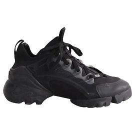 Dior D Connect Sneaker schwarz