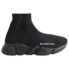 Sneakers Balenciaga Speed nere in tessuto