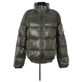 Pyrenex Daunenjacke Khaki mit Pelz
