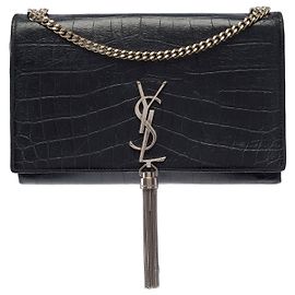Bolso YVES SAINT LAURENT en Cuero Negro - 103886