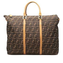 Borsa da viaggio Fendi Zucca Canvas marrone