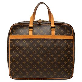 Bolso de negocios Louis Vuitton Monogram Pegase Porte Documents Marrón