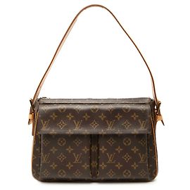 Borsa a tracolla Louis Vuitton Monogram Viva Cite GM Marrone