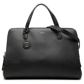 Borsa Lady Satchel Gucci Dollar in vitello nero