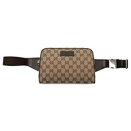Borsa cintura Gucci GG Canvas Beige