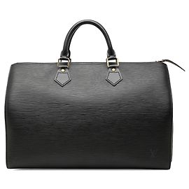 Borsa Boston Louis Vuitton Epi Speedy 35 Nera
