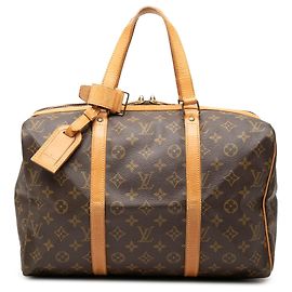 Borsa da viaggio Louis Vuitton Monogram Sac Souple 35 Marrone