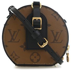 Louis Vuitton Monogram Reverse Mini Boite Chapeau Satchel Braun