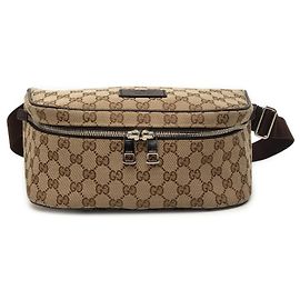 Borsetta da vita Gucci GG Canvas Beige