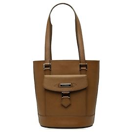 Borsa a secchiello Burberry in pelle marrone