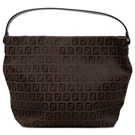 Borsa Fendi Zucchino Canvas marrone