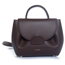 Polène, borsa Numero Un Nano in pelle martellata