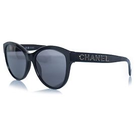 Chanel, gafas de sol polarizadas negras