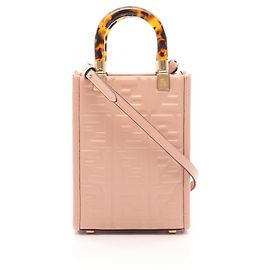 Borsa a mano Fendi Sunshine Shopper Mini