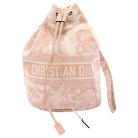 Christian Dior Toile de Jouy Beuteltasche/Handtasche