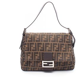 Bolso de hombro Fendi Mamma Bucket Zucca