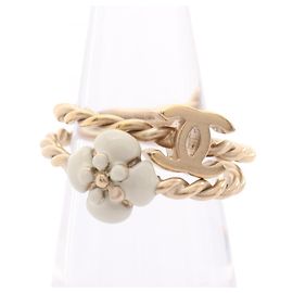 Chanel Coco Mark Camellia 2-teiliges Ring-Set