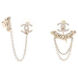 Orecchini Ear Cuff Chanel Coco Mark Swing Chain