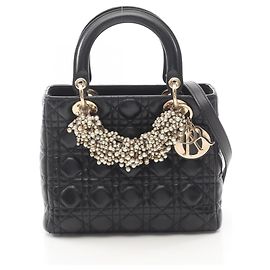 Christian Dior LADY DIOR Borsa a mano Medium Cannage