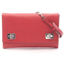 Prada Schultertasche aus Saffiano-Leder
