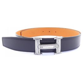Hermès Cintura reversibile Hermes H Touareg