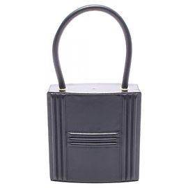 Hermès Hermes Kelly Handtasche aus schwarzem Kalbsleder