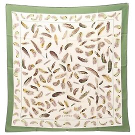 Hermès Foulard Hermes Carre 90 Plumes